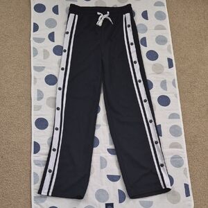 Women's Navy and White Track Pants Size S